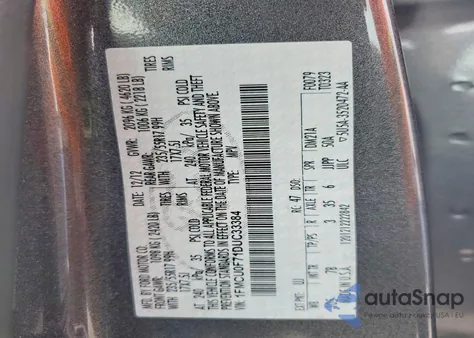 2013 Ford Escape S from USA, damaged, VIN 1FMCU0F71DUC33384